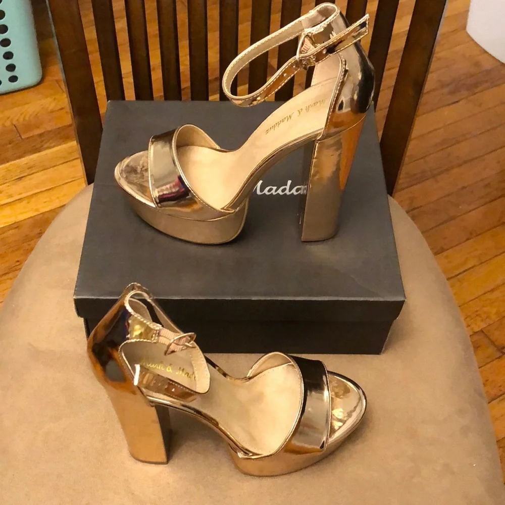 5” Rose Gold Heels